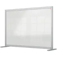 Nobo Premium Plus Genomskinlig Akryl Skyddande Bordsskärm Utbyggbart System 1400x1000mm, Grå, Transparent, 1400 mm, 1000 mm, 400 mm, 6,7 kg