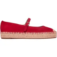 Ralph Lauren Espadrill 'LUIZE' röd