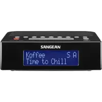 Sangean Klockradio DCR-89+ DAB+, FM Väckningsfunktion Svart