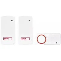 Emos P5750.2R, Röd, Vit, 110 dB, Hem, Kontor, IP44, 2 styck, 1 styck