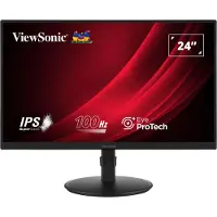 Viewsonic VG2408A-MHD LED-skärm EEK E (A - G) 61 cm (24 tum) 1920 x 1080 pixel 16:9 5 ms DisplayPort, HDMI, VGA IPS LED