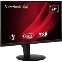 Viewsonic VG2409-MHDU-2 LED-skärm EEK E (A - G) 60.5 cm (23.8 tum) 1920 x 1080 pixel 16:9 4 ms HDMI, DisplayPort, Audio, stereo (3.5 mm), USB 3.1, USB-C IPS