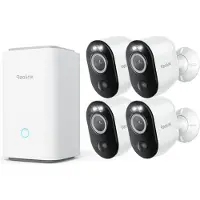 Reolink Home Hub with 4 Argus 3 Ultra - Central kontrollstation - trådlös - 802.11a/b/g/n