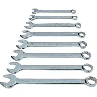 Toolcraft 815082 Ringskruvnyckelsats 8 delar Nyckelvidd (Metrisk) (för titel) 8 - 19 mm Nyckelvidd (Tum) (för titel) 1/2 - 11/16