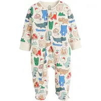 Next Pyjamas 'Tog' beige / blå / grön / röd
