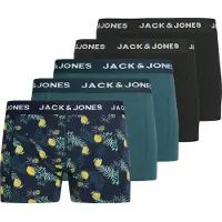 Jack & Jones Boxershorts 'JACJAKE' marinblå / marinblå / gul / svart