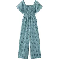 Mango KIDS Overall 'Soles' marinblå / jade / vit
