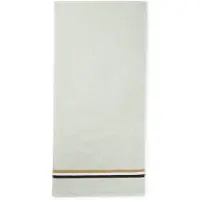 BOSS Cotton hand towel with signature stripe