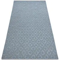 Rugsx Matta SISAL FORT 36215535 blå diamonds 200x290 cm