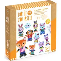 Djeco Kreativt lekset - DIY - Funky Family - - One Size - Kreativt lekset