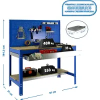 Simonwork (bancos De Trabajo) Bt2 Box Arbetsbänk 1445x910x610 Mm