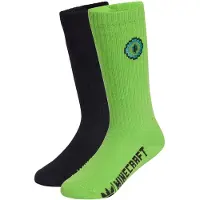 Adidas Originals Strumpor - 2-pack - Minecraft CR SO - Svart/Grö - - 34/36 - Strumpor