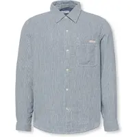 Calvin Klein Jeans Skjorta rökblå / vit