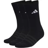 Adidas Strumpor Cushioned Sportswear Crew 3-pack - Svart, storlek 40-42