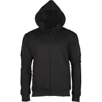 Mil-Tec Tactical Hoodie (Färg: Svart, Storlek: 2XL)