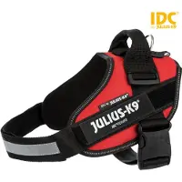 Julius-K9 K9 IDC-sele, storlek: 0, röd 58-76 cm