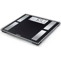 Soehnle 63879, Elektronisk personvåg, 180 kg, 100 g, Svart, kg, lb, st, Torg