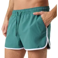 Björn Borg Borg Retro Swim Shorts Grön, XL