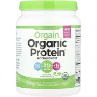 Orgain , Ekologiskt Proteinpulver, växtbaserat, naturligt osötat, 0,72 kg (720 g)