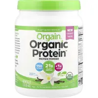 Orgain , Ekologisk Protein Powder, Plant Based, Vanilla Bön, 1,02 lbs (462) g