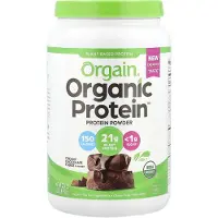 Orgain , Organisk Proteinpulver, Plantbaserat, Creamy Chokladfudge, 2,03 lbs (920 g)