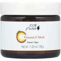 MayBeauty 100% Ren, Vitamin C Mask, 38G(1.35Oz) black