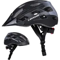 Dunlop Cykelhjälm med LED 55-58cm
