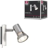 Paulmann Teja 66698 Väggstrålkastare GU10 10 W LED Nickel (satinerat)