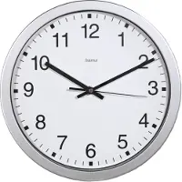 Hama 00185870 Kvarts Väggklocka 30 cm x 30.00 mm x 30.00 mm x 4.00 mm Silver