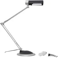 MAUL MAULoffice 8215095 Skrivbordslampa Lågenergilampa E27 20 W Silver, Svart