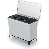 Keden 3x10l Systema 57x29x41 Cm Återvinningsbehållare