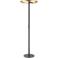 SLV Golvlampa , One Straight, dimbara, Guld / mässing, Vardagsrum, Metall, Modern