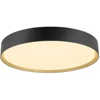 SLV Taklampa Decona, dimbar, Svart, Badrum, Aluminium / grå / zink, Modern, Taklampa