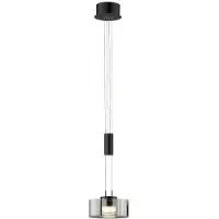 FISCHER&HONSEL GMBH Hänglampa LAVIN, dimbar, Svart, Vardagsrum / matsal, Metall, Modern, Pendellampa