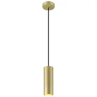 SLV Hänglampa Enola, dimbar, Mässing / guld, Vardagsrum / matsal, Aluminium / grå / zink, Modern, Pendellampa