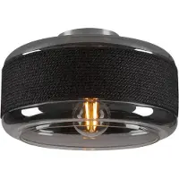 SLV Taklampor , Pantilo Rope 27, dimbara, Svart, Vardagsrum, Glas, Modern