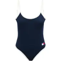 Tommy Hilfiger Heritage Logo Ribbed Scoop Back Bodysuit