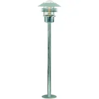 Nordlux Pollare uthomus VEJERS, Aluminium / grå / zink, Metall, Utomhuslampa