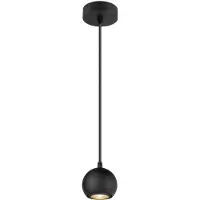 SLV Hänglampa Light Eye 90, dimbar, Svart, Vardagsrum / matsal, Metall, Modern, Pendellampa