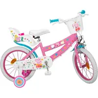 Toimsa barncykel 16 Grisen Peppa rosa