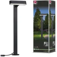 Paulmann Poller ITO horizontal 94546 Belysningssystem Plug&Shine LED trädgårdsspotlight LED 6 W Varmvit Antracit