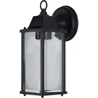 Osram Vägglampa utomhus ENDURA CLASSIC LANTERN SQUARE, dimbar, Svart, Aluminium / grå / zink, Utomhusvägglampa