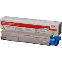 OKI 43459329 gul toner kapacitet (original)