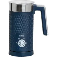 Adler AD 4494d mjölkskummare/-wärmer automatiskt, marinblå (AD 4494d)