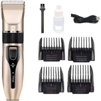 INF Tyst hundtrimmer med tillbehör Champagne