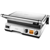 Sage the Smart Grill, Rostfritt stål, Gjuten aluminium, Rostfritt stål, Rektangulär, Rotations-, Lock med gångjärn, LCD