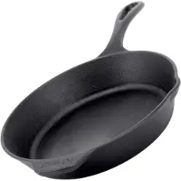 Petromax Essential FP25-T-ES Cast Iron Skillet, cast iron frying pan, 25 cm