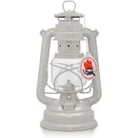 Feuerhand Hurricane Lantern 276, lykta, mjuk beige