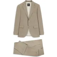 BOSS Two-piece regular-fit suit in easy-care fabric