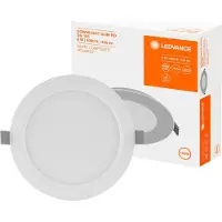 Ledvance Downlight Slim Rund 6W 4000K, 430 lumen, 105 mm